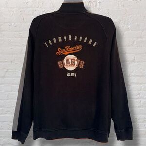 Tommy Bahama San Francisco Giants Full Zip Jacket L MLB Baseball Black Orange